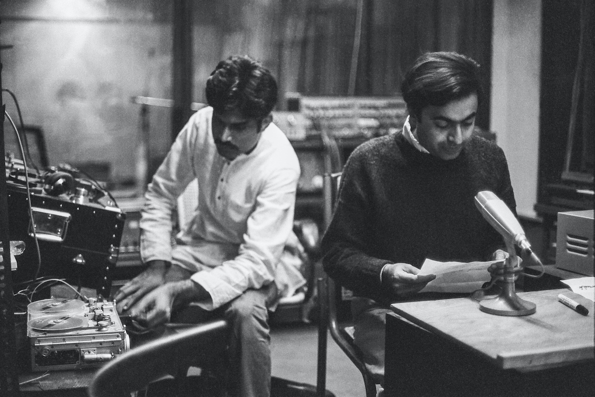 Sound recording at the NID studio, circa 1969. Image: National Institute of Design-Archive, Ahmedabad