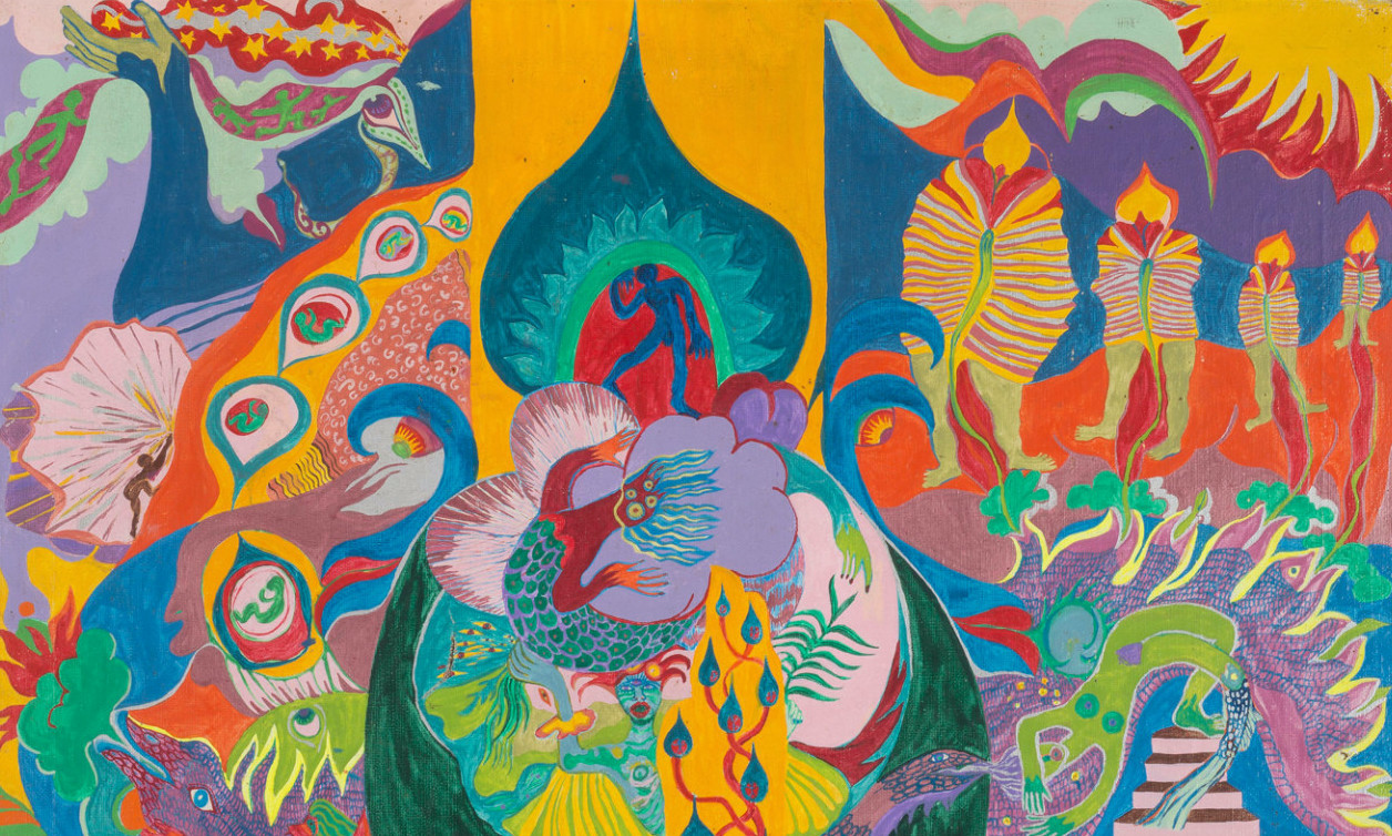 Moki Cherry, Painting about Life, 1968