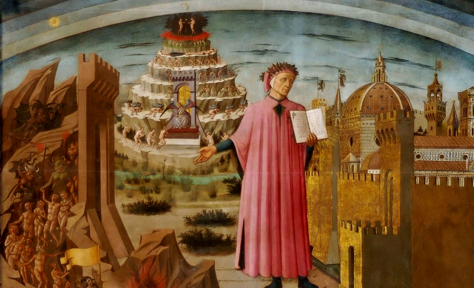 Dante Domenico di Michelino Duomo Florence Painting