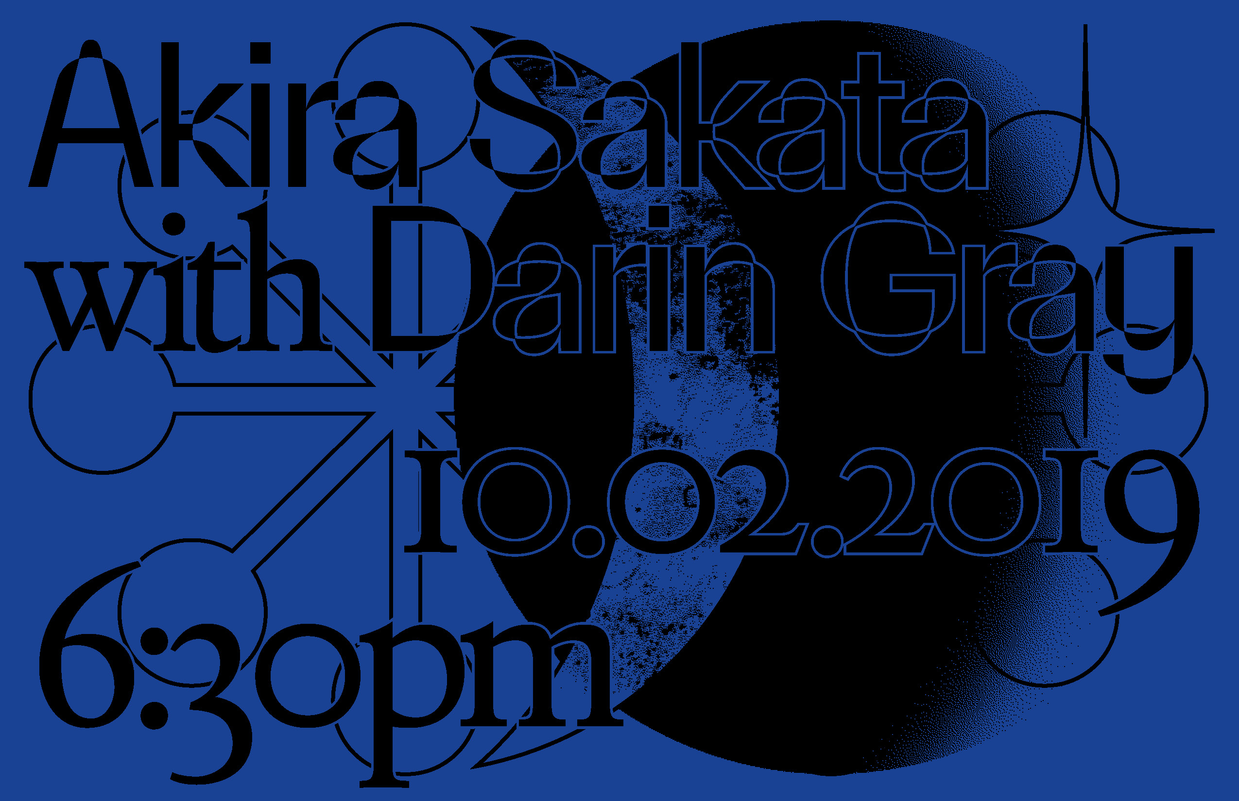 Akira Sakata with Darin Gray at James Cohan Gallery
