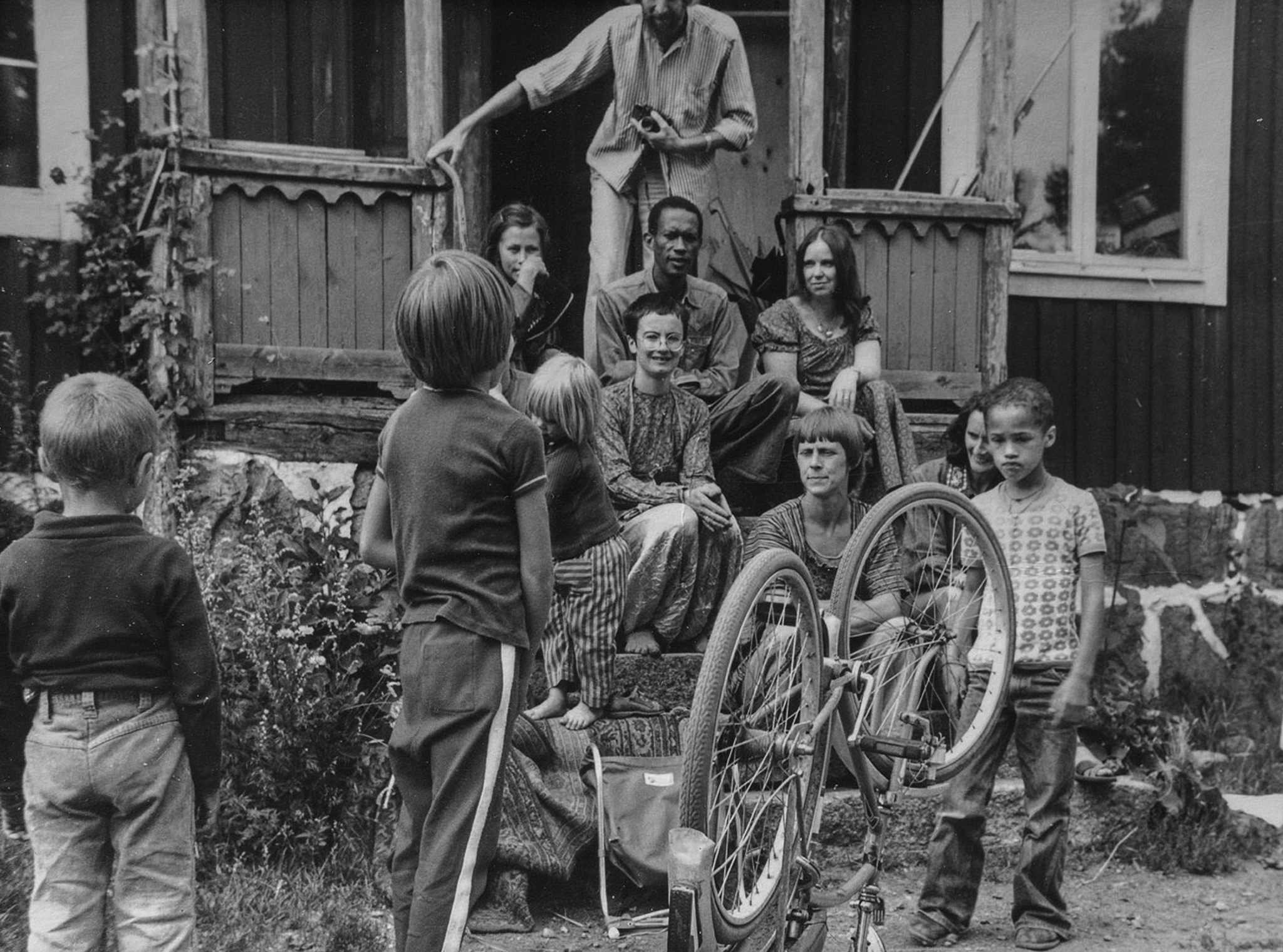 Gathering at Tågarp Schoolhouse.