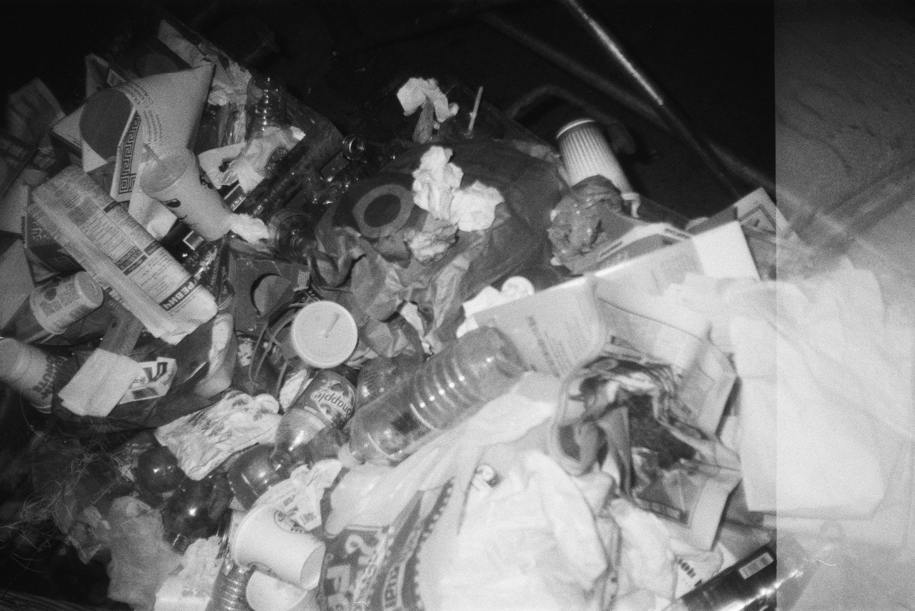 Garbage in New York City. Photo: Curtis Cuffie, ca. 1990-99