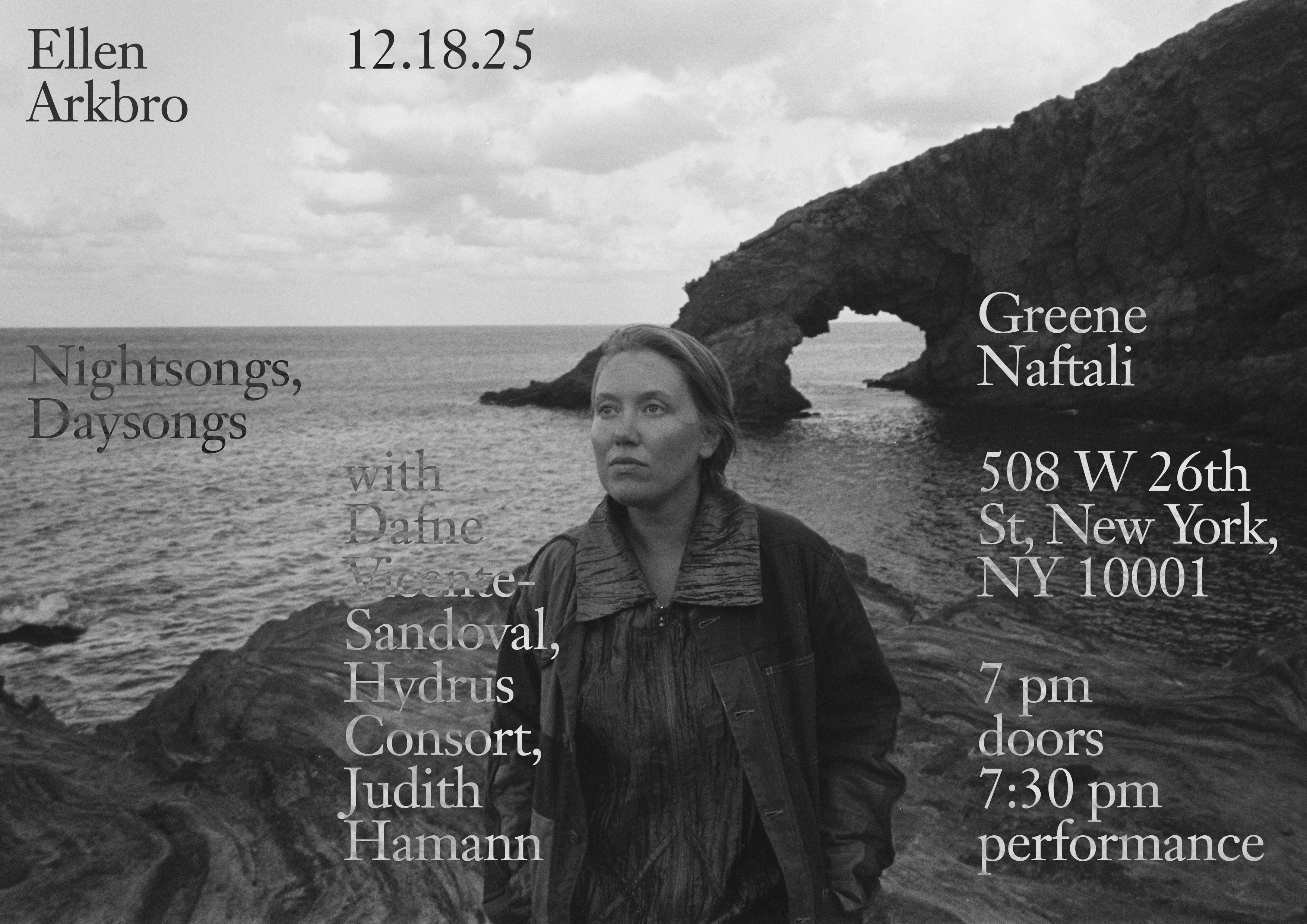 Photo by Kali Malone; design by Alec Mapes-Frances.