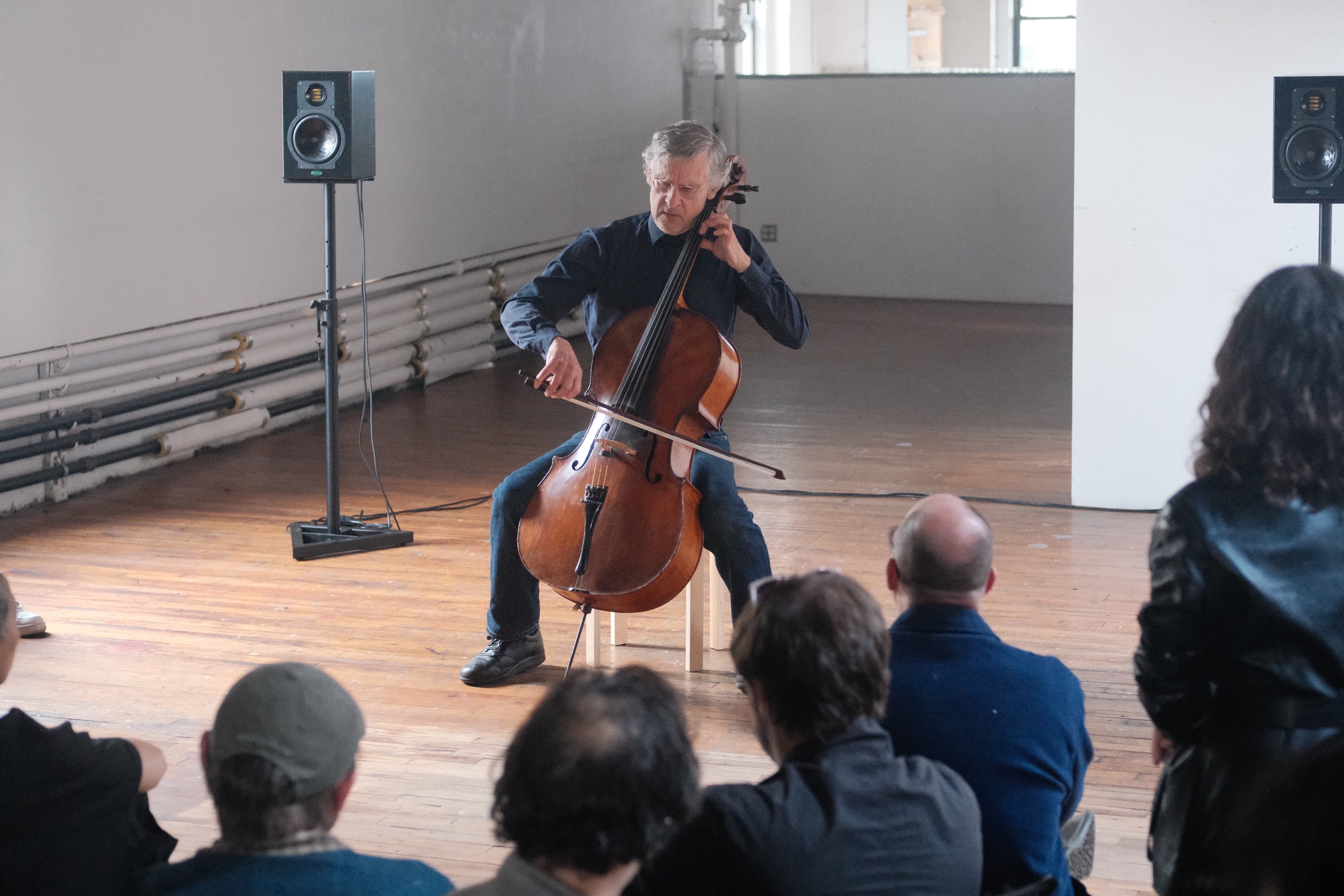 Charles Curtis performs at 151 Lafayette Street.
