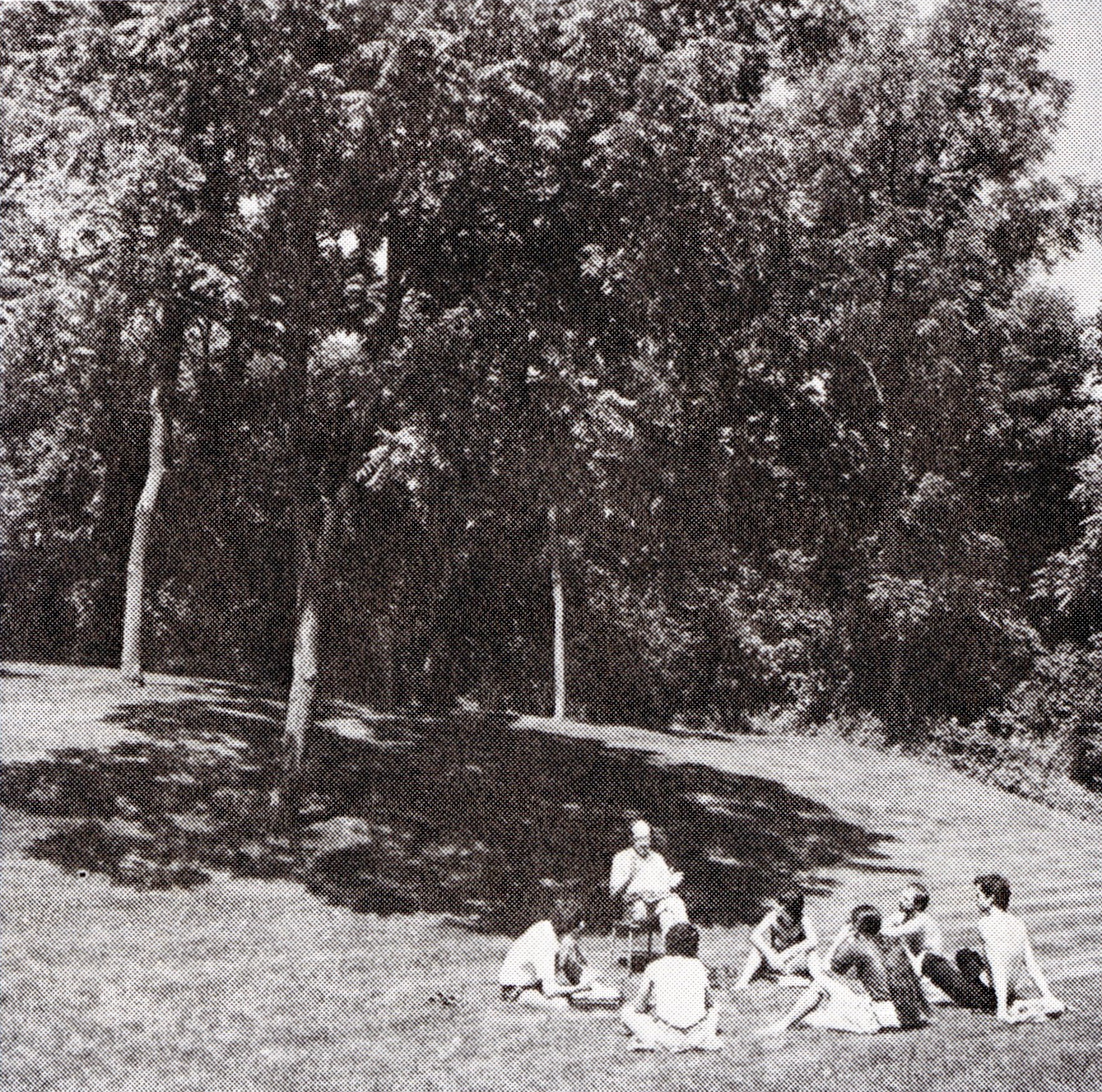 Hunt with members of the Relâche ensemble at Yellow Springs, Chester Springs, Pennsylvania, 1984, 