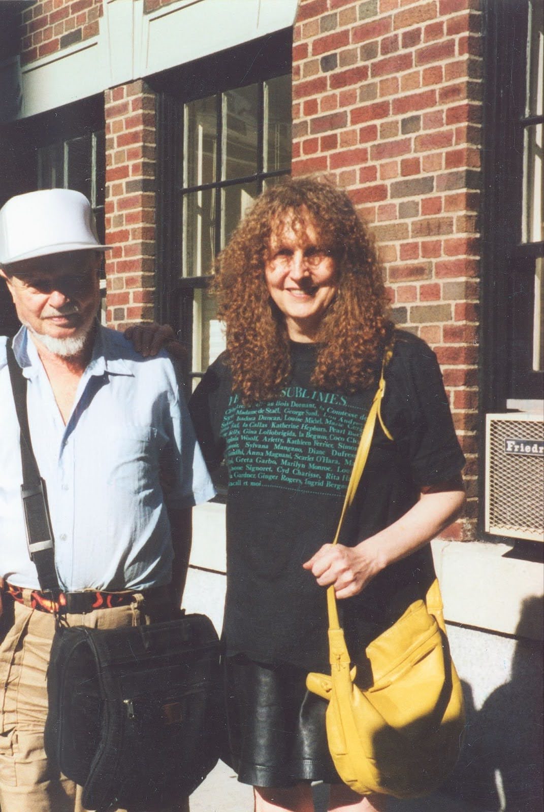 Alexander Yessenin-Volpin and Catherine Christer Hennix, ca. 2000. Photographer unknown. 