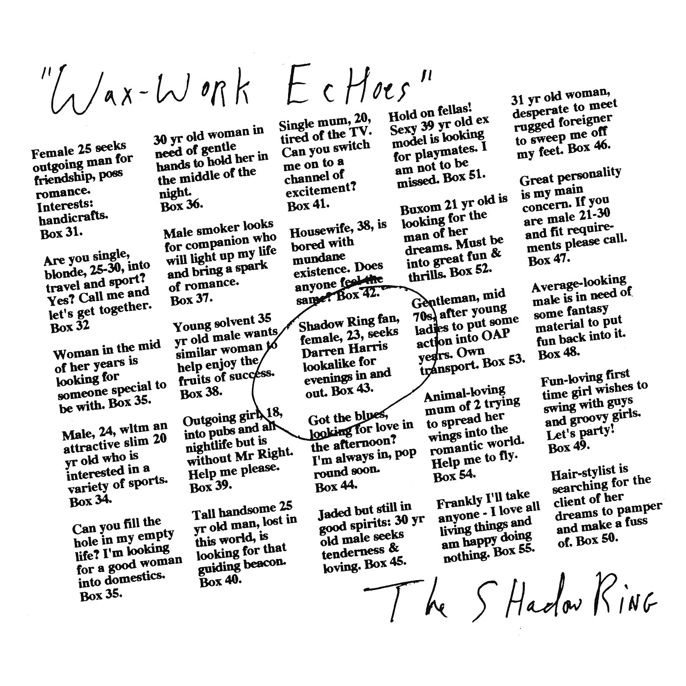 cover of Wax-Work Echoes