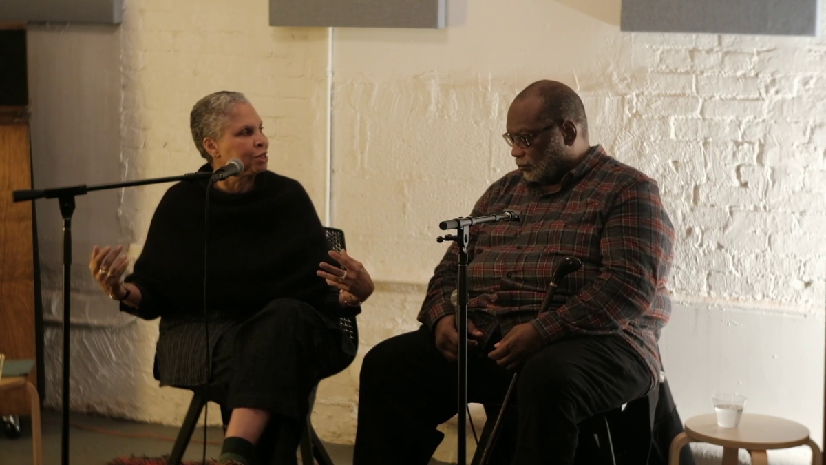 Candace Hill-Montgomery and Fred Moten. 