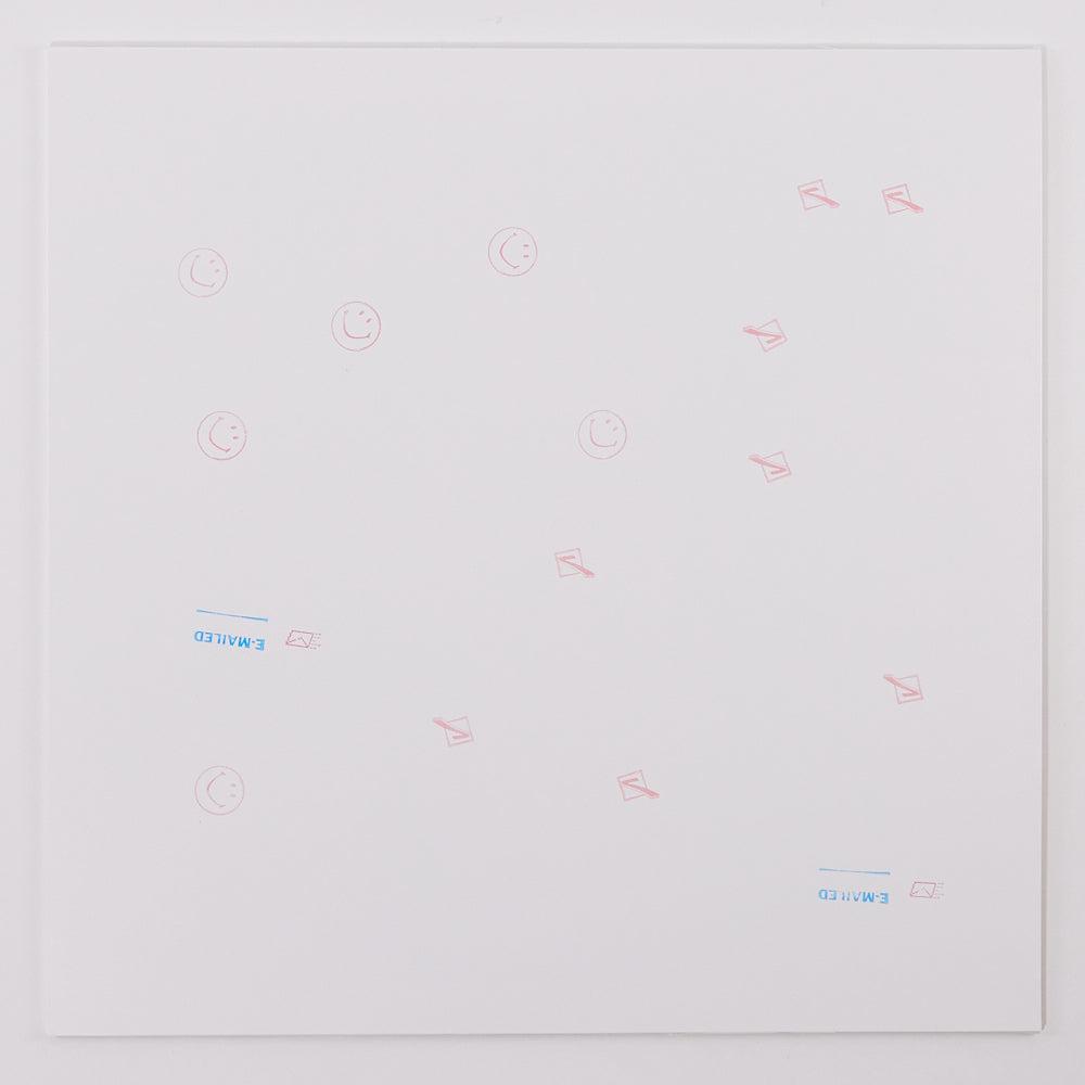 Cory Arcangel for Charlemagne Palestine’s DINGGGDONGGGDINGGGzzzzzzz ferrrr SSSOFTTT DIVINI TIESSSSS!!!!!!!!! Front of sleeve